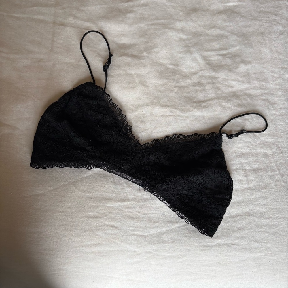 Madewell black lace bralette - Picture 2 of 5